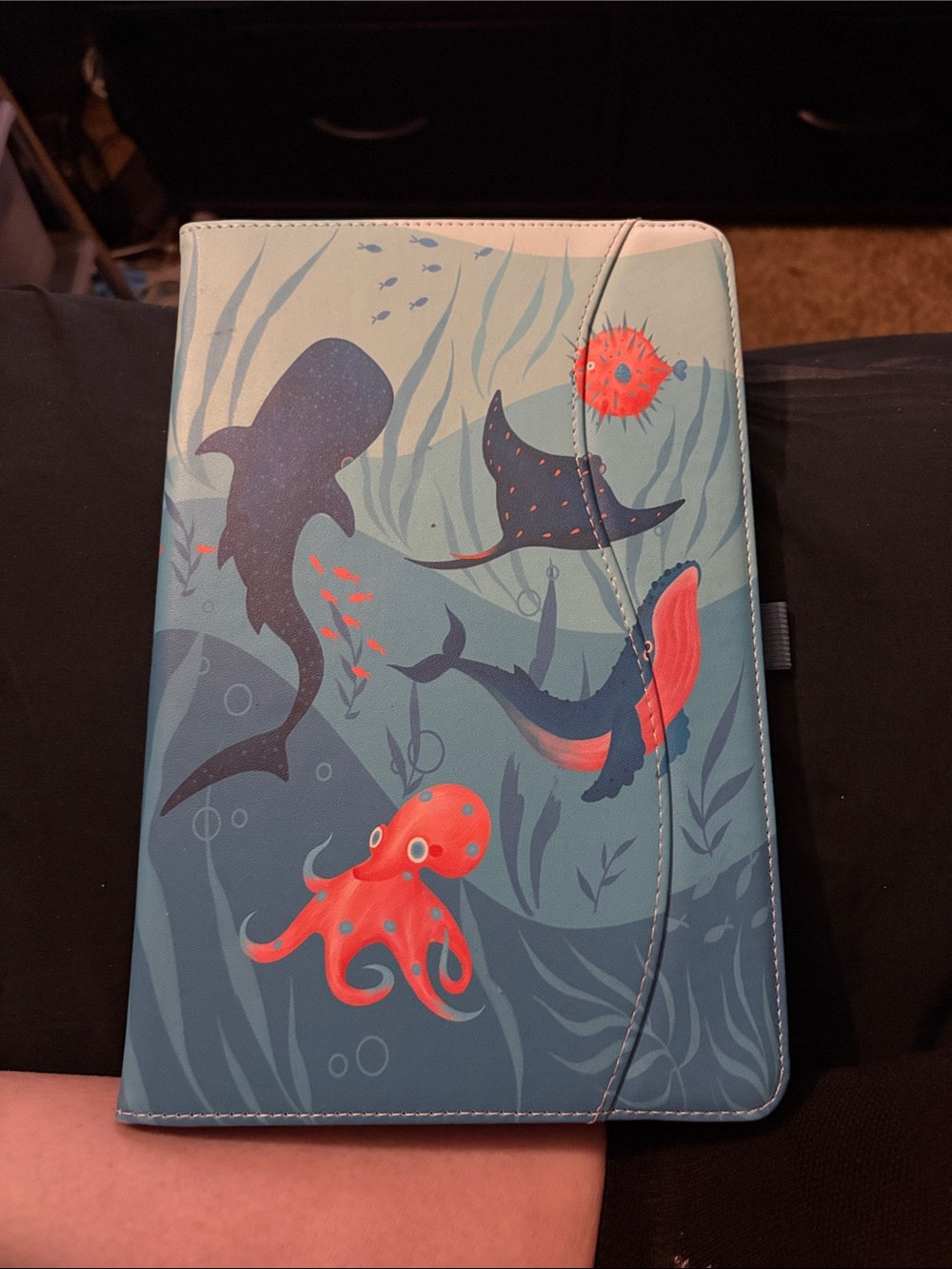 Samsung galaxy tab a9+ with case and extra screen protectors